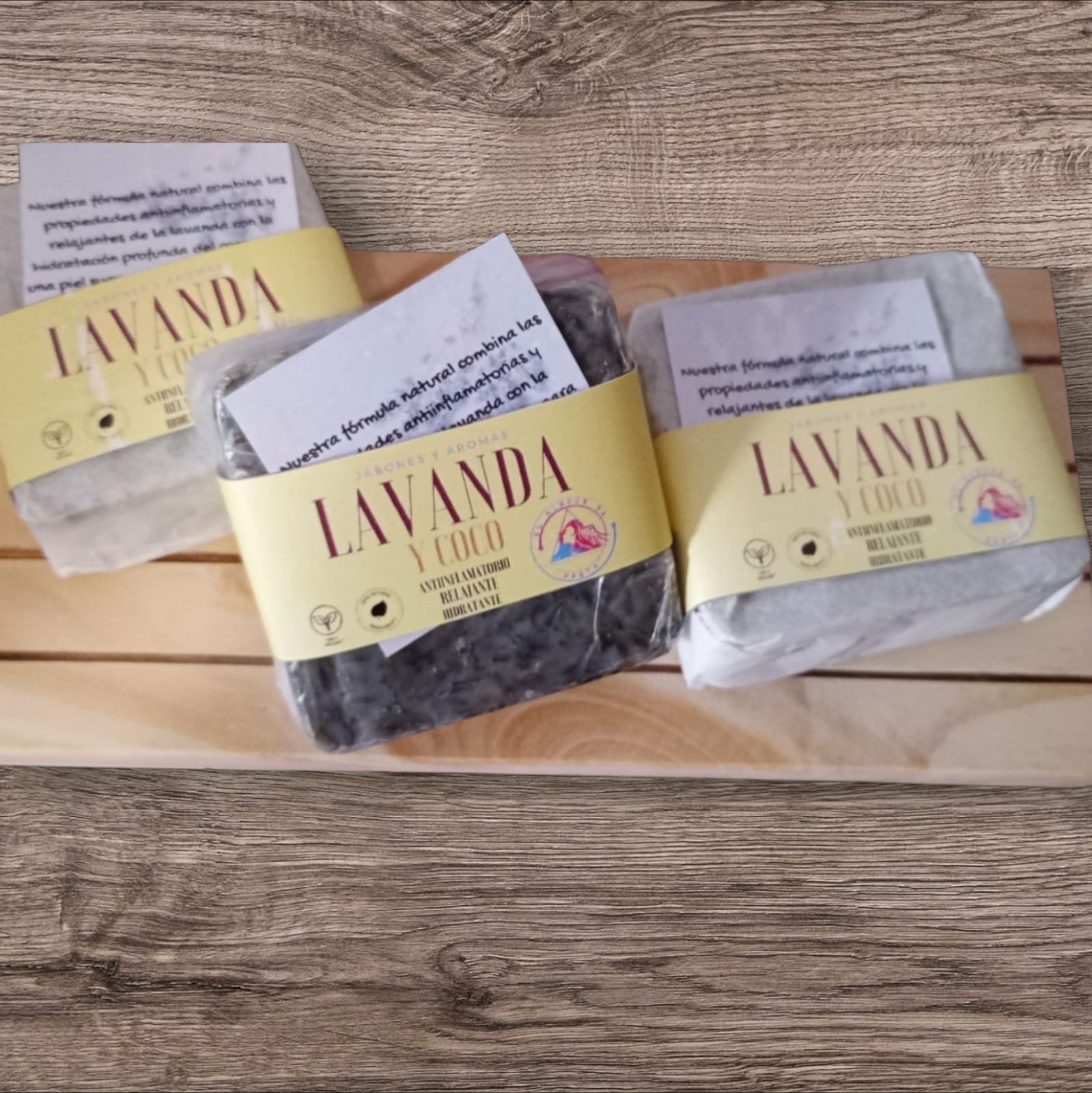 Jabón Herbal de Lavanda y Coco