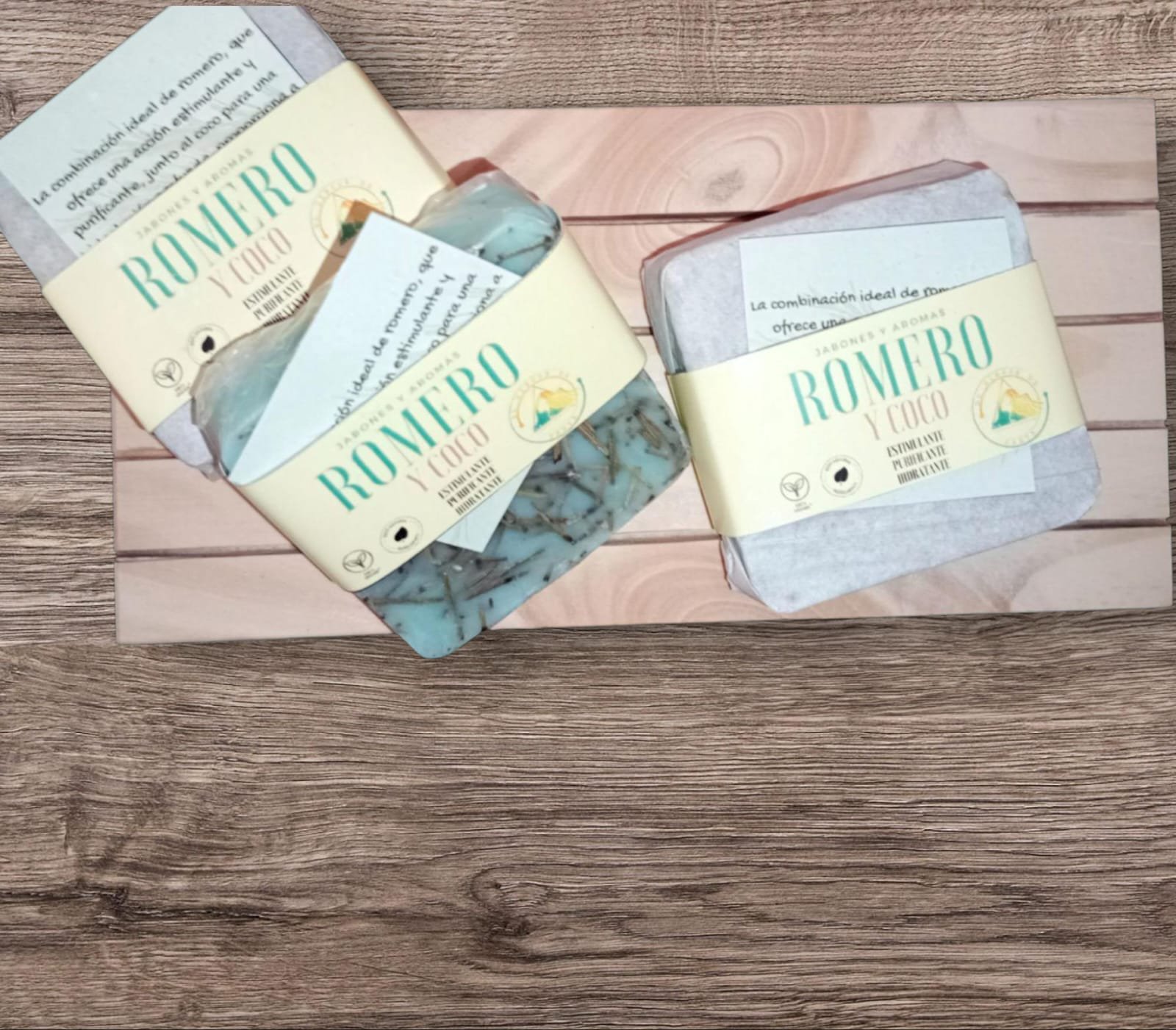 Jabón Herbal de Romero y Coco