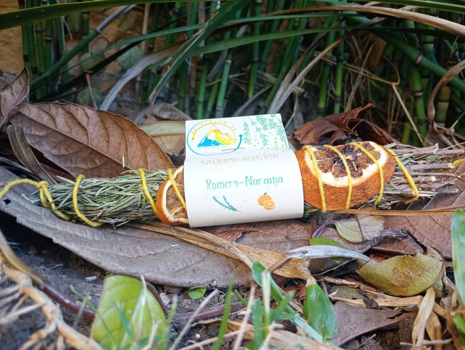 Sahumo de Romero y Naranja - "Alegría Purificante"