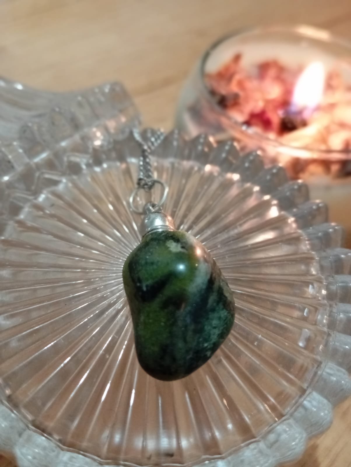 Collar de Cianita Verde – Equilibrio y Protección